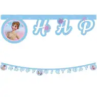Banner de petrecere „La mulți ani” Frozen 2, 200 cm