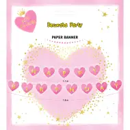 Banner de petrecere „La mulți ani” pentru „Micuța Prințesă”