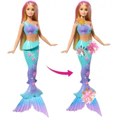 Barbie Dreamtopia: Sirenă cu magie florală - Mattel imaginea 2