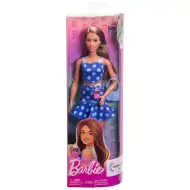 Barbie: Păpușă fashionistă stilată în rochie albastră cu glucometru - Mattel