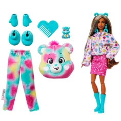 Barbie: Păpușă surpriză Cutie Reveal Ursuleții Buni, seria 2 - Ursuleț Good Vibes - Mattel imaginea 3