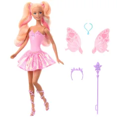 Barbie: Păpușă zână care își schimbă culoarea - Mattel imaginea 2