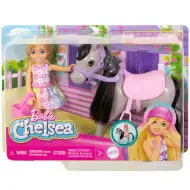 Barbie: Set de joacă Chelsea și poneiul – Mattel