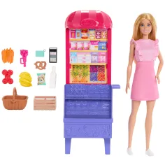 Barbie și Teresa: Rețeta prieteniei - Set de joacă Barbie tejghea delicatese - Mattel imaginea 3