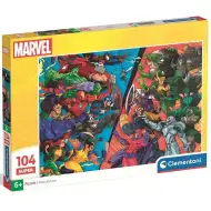 Bătălia Eroilor Marvel puzzle super de 104 piese - Clementoni