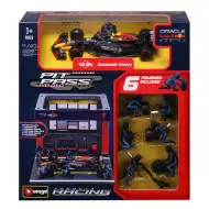 Bburago: Mașină de curse F1 1/43 - Red Bull RB20 pit stop