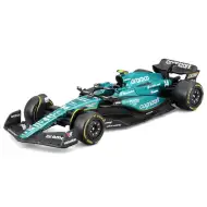 Bburago: Model auto din metal Aston Martin AMR23 F1 la scară 1/43 (Fernando Alonso #14)