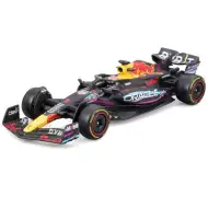 Bburago: Model auto metalic Red Bull RB19 F1 la scară 1/43 (Max Verstappen #1, ediție specială Miami GP, cu cască)