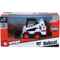 Bburago: Bobcat cu excavator - 10 cm imaginea 2