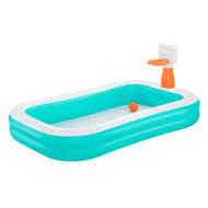 Bestway: Dunk N Splash™ piscină cu panou de baschet 251x168x102cm
