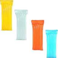 Bestway: Saltea gonflabilă transparentă, în diverse culori, 183 x 76 cm