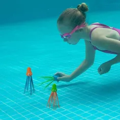 Bestway: Set de figurine de scufundare Speedy Squid™ cu caracatițe, set de 3 bucăți. imaginea 2