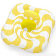 Bestway: Swim Safe colac de înot pentru bebeluși, cu două inele și scaun, 79 cm