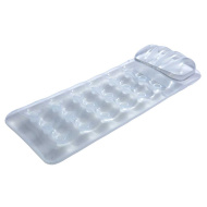 Bestway: saltea gonflabilă transparentă, de culoare argintie, 175x63x26 cm