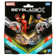 Beyblade X Marvel Collab: Iron Man vs. Thanos 4-80B X Venom 4-60B set de joc - Hasbro