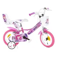 Bicicletă Sfera Fairy roz, mărimea 12 - bicicletă Dino Bikes