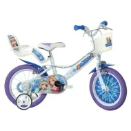 Bicicletă mărimea 14 cu model „Regina Zăpezii” - Dino Bikes