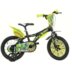 Bicicletă pentru copii „Dinosaur Adventure” cu dinozauri, mărimea 14 - Dino Bikes