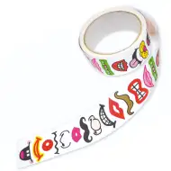 BlayBox: Set de autocolante cu nasuri și guri amuzante pe rolă