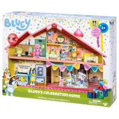 Bluey: Set de joacă casă de familie festivă cu figurina Bluey sărbătorească imaginea 4