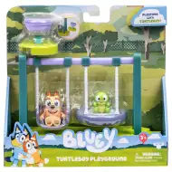 Bluey: Set de joacă loc de joacă cu figurinele Bingo și Țestoasa