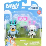 Bluey extratereștri: set de figurine Bluey și Chloe