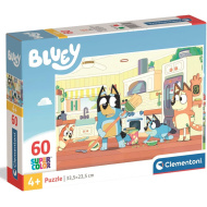 Bluey în bucătărie - puzzle Supercolor de 60 piese - Clementoni