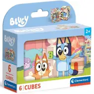 Bluey set de 6 cuburi de poveste - Clementoni