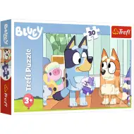 Bluey timpul de joacă puzzle de 30 de piese - Trefl