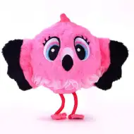 Bouncibles: Minge de pluș săltăreață - Mimi, flamingo roz