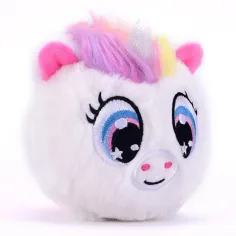 Bouncibles: Mingea de pluș săltăreață - Luma, unicornul alb imaginea 2