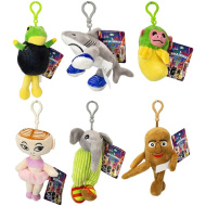 Breloc cu figurină din pluș Italian Brainrot, de 10 cm, în mai multe variante, 1 buc.