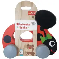 Buburuză de lemn pe roți - jucărie de tras - Trefl