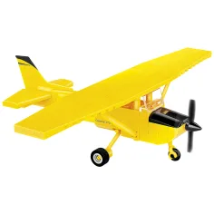 COBI: Cessna 172 Skyhawk jucărie de construcție galbenă (26621) imaginea 3