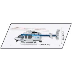 COBI: Elicopter Bell 407 Poliție set de construcție (26628) imaginea 4