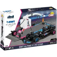 COBI: Joc de construcție cu mașina de curse de box BWT Alpine F1 (1685)