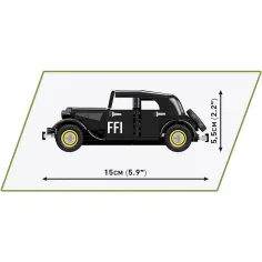 COBI: Joc de construit mașina Citroën Traction 11CV BL (2266) imaginea 3