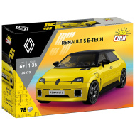 COBI: Renault 5 E-Tech – set de construcție, mașină galbenă (24673)