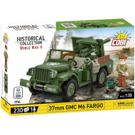 COBI: Set de construcție Al Doilea Război Mondial 37mm GMC M6 Fargo (3116)