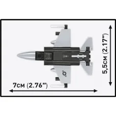 COBI: Set de construcție Forțele Armate F-16D Fighting Falcon (5941) imaginea 4