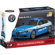 COBI: Set de construcție mașină de poliție Alfa Romeo Giulia Quadrifoglio (24606)