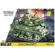 COBI: Set de construcție tanc H.M.C. M8 Scott din Al Doilea Război Mondial (2279)