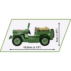 COBI: Set de construcție vehicul medical Willys MB (2295) imaginea 2