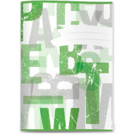 Caiet capsat, fără linii, 80-32 A4