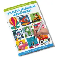 Caiet de activități de dezvoltare cu vehicule, cu marker lavabil