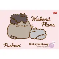 Caiet de schițe Pusheen A4, 20 file