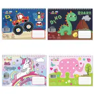 Caiet de schițe The Littlies, 40 de pagini, 17x24cm, patru variante.