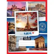 Caiet liniat capsat cu model Paris 81-32 A/4