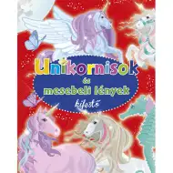 Caiete de colorat cu unicorni și creaturi de basm