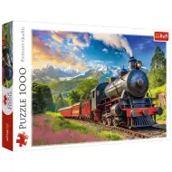 Călătorie cu trenul printre munți puzzle de 1000 piese - Trefl